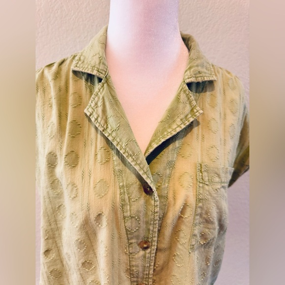 Anthropologie – Pilcro “The Cammie” Surf Blouse – Green – Size Small - Picture 11 of 16